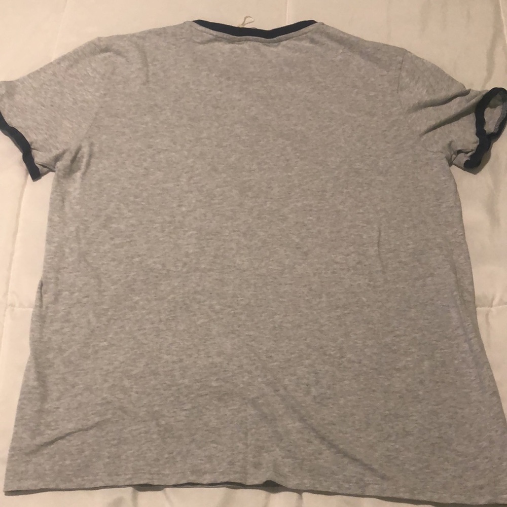 NWT Peter Alexander Papa Bear heather gray & navy T-shirt ribbing dad shirt - Picture 4 of 6